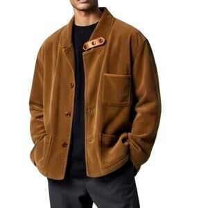Orvis Men’s Large Tan Classic Corduroy Two Button Sports Jacket